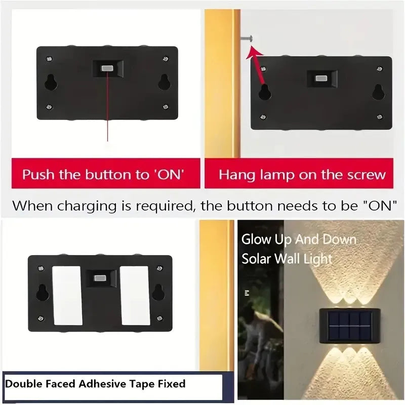 Solar Outdoor LED Wall Lights