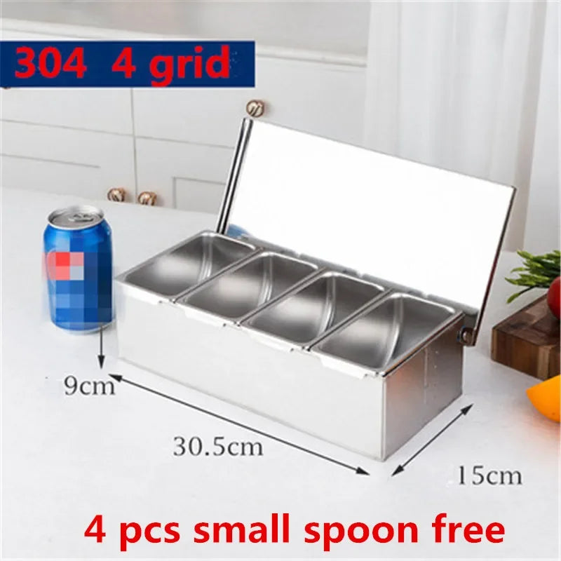 Stainless Steel Seasoning Box