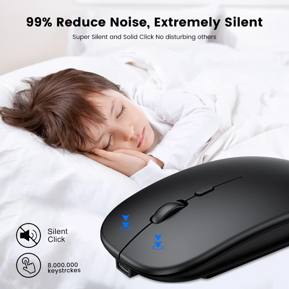 Rechargeable Wireless Bluetooth Mouse