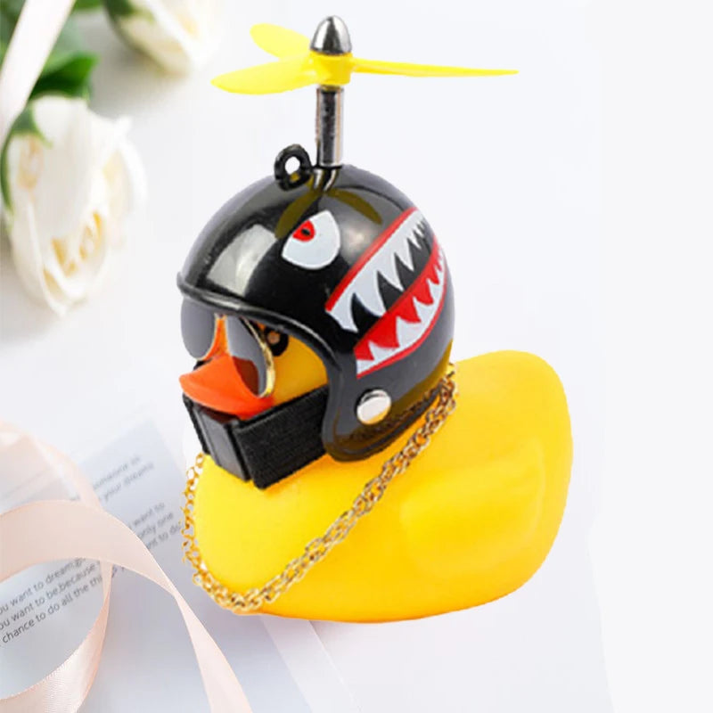 Car Duck Helmet Pendant