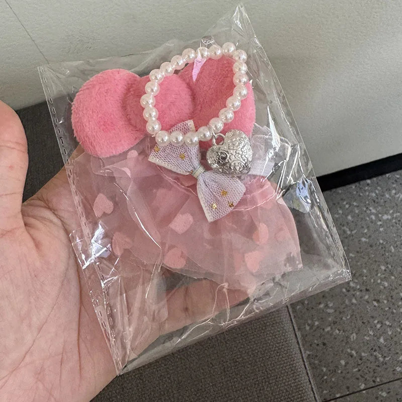 Labubu Yarn Skirt Accessory Set