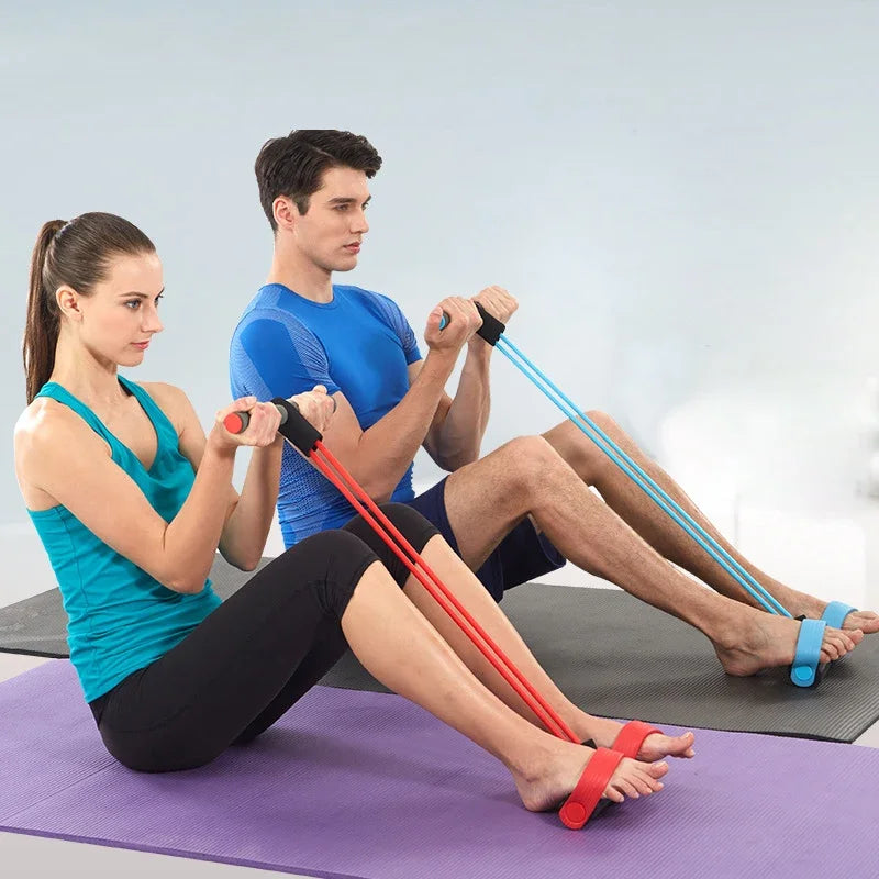 Resistance Band Rower Exerciser