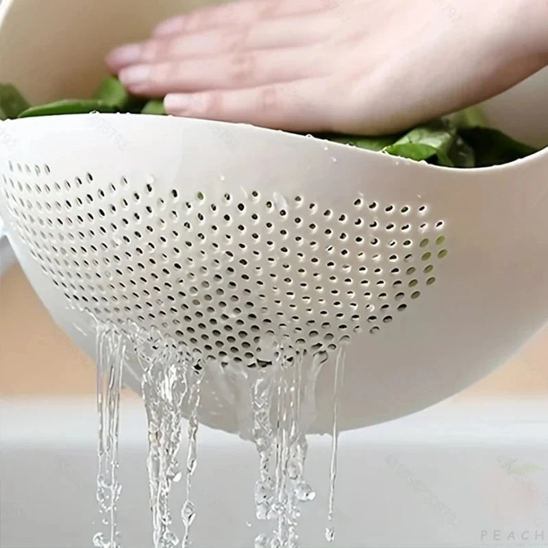 Multi-Purpose Rice Drain Basket