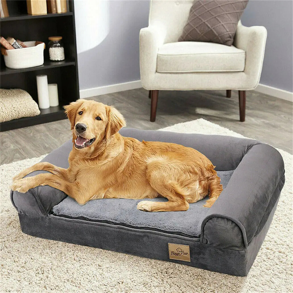 BINGOPAW XXL Orthopedic Bolster Dog Bed