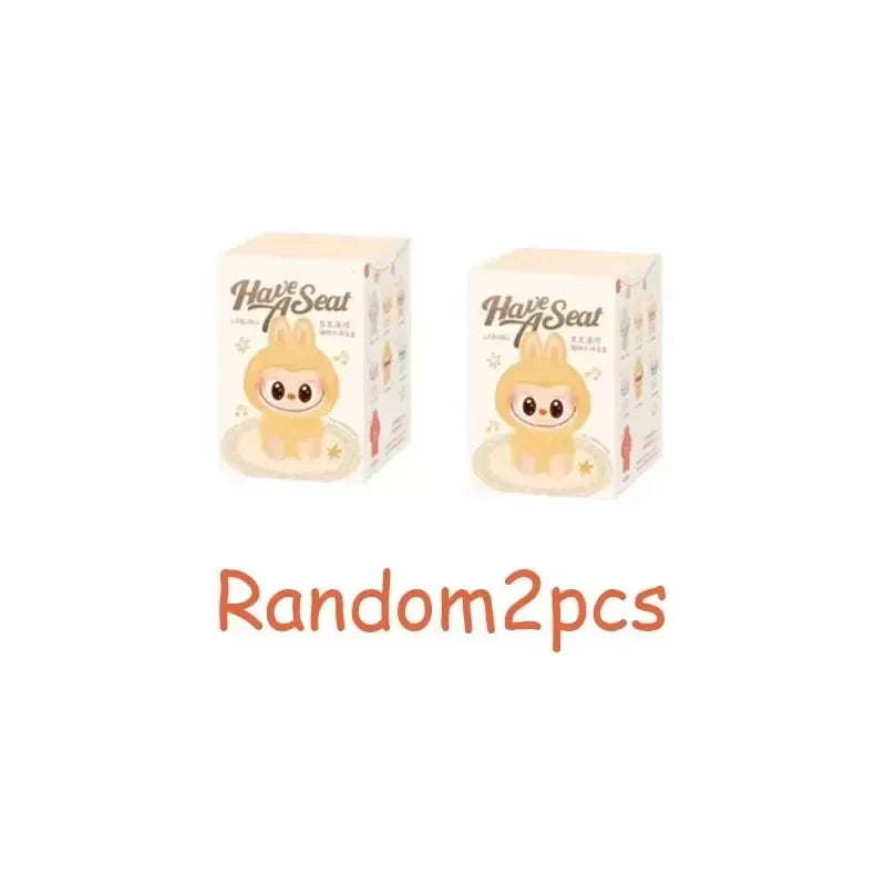 Labubu 3V Heartbeat Macaron Figurine Gift