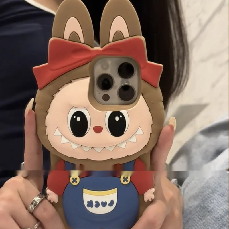 Cute Cartoon Silicone iPhone Toy Doll