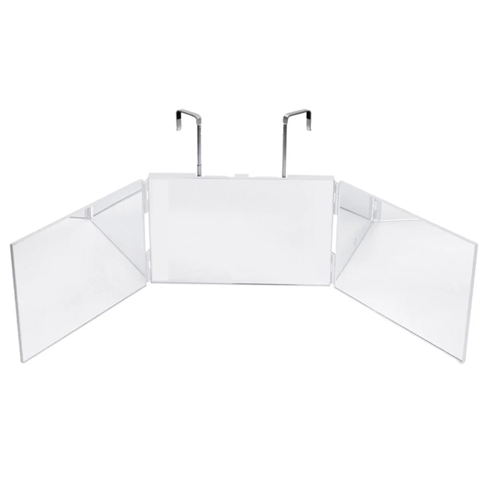 LED 3-Way Trifold Haircut Mirror