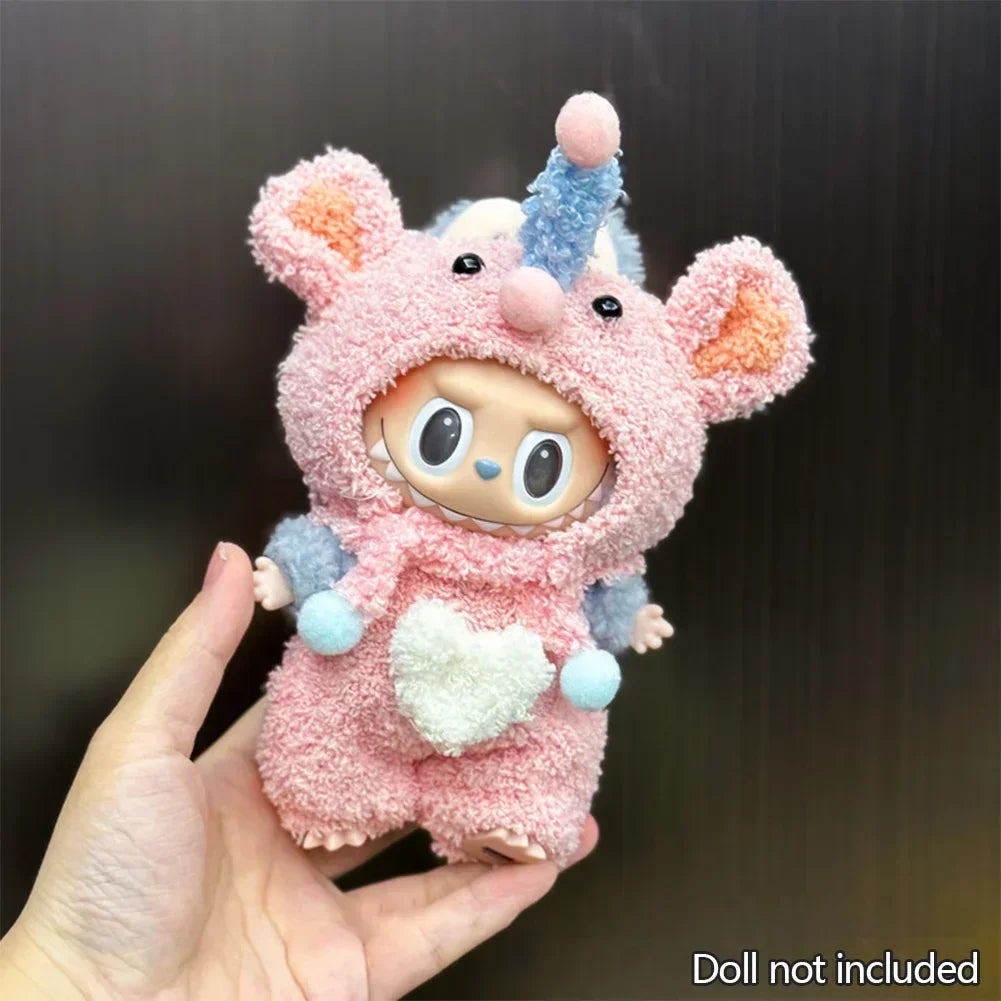 Pink Pig Labubu Hoodie Set