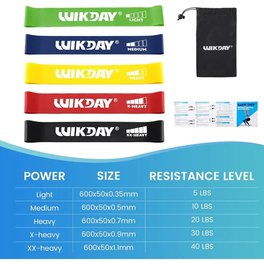 150lbs Exercise Resistance Bands Set