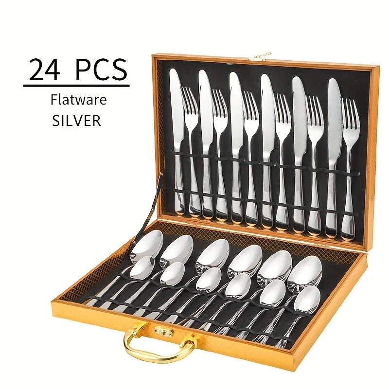 Elegant Stainless Steel Cutlery Set