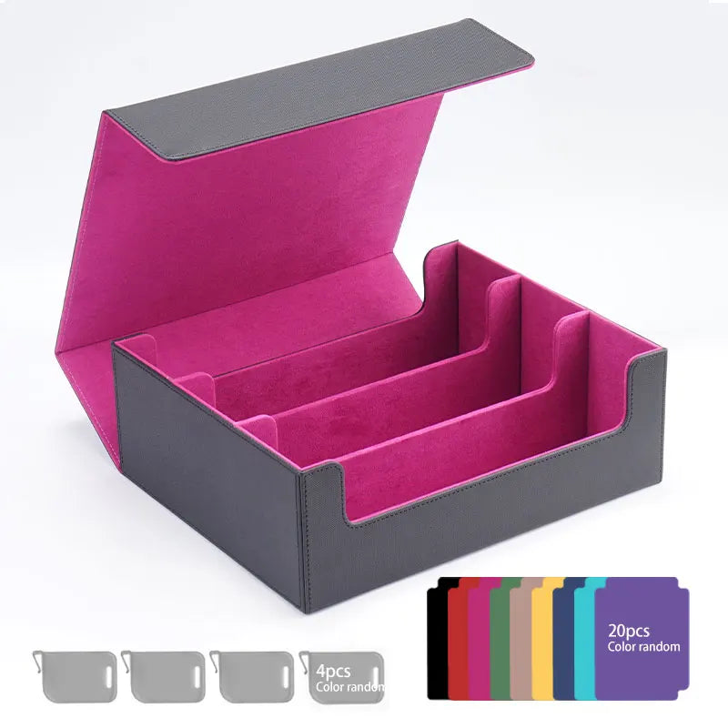 Leather Trading Card Storage Box