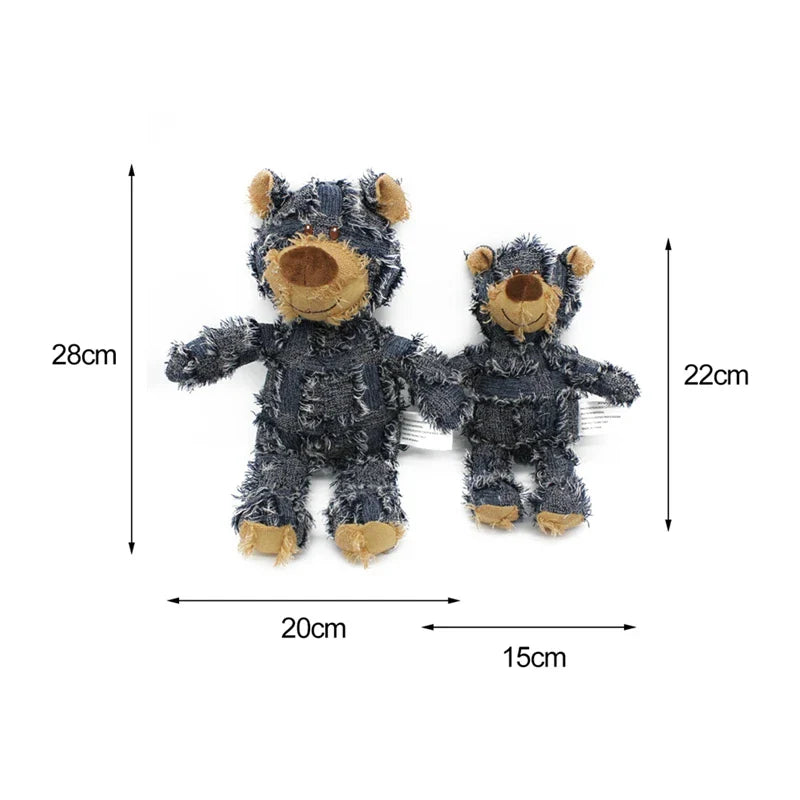 Squeaky Bear Plush Dog Toy