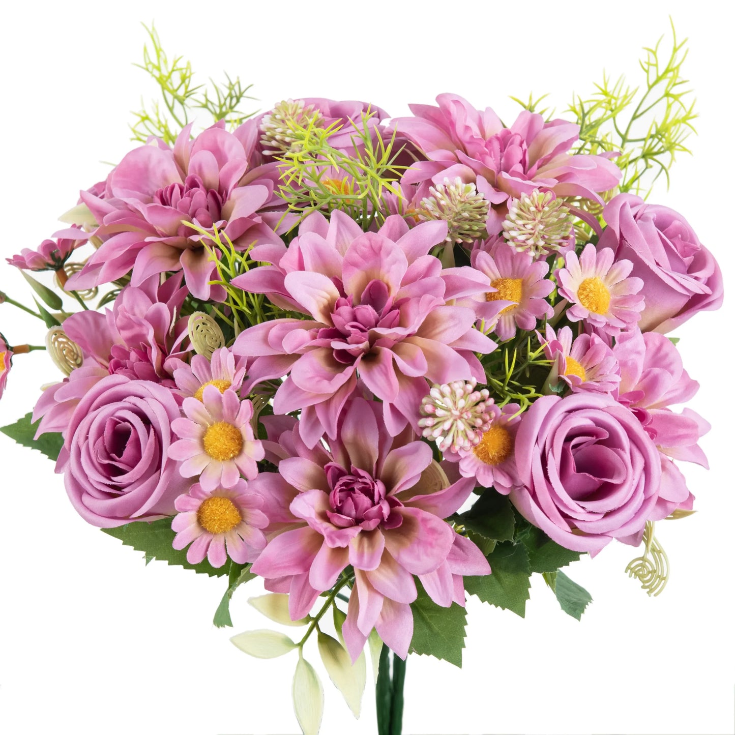 Silk Dahlia Rose Flower