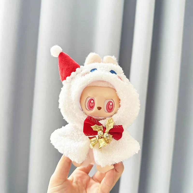 Labubu Winter Plush Outfit Set
