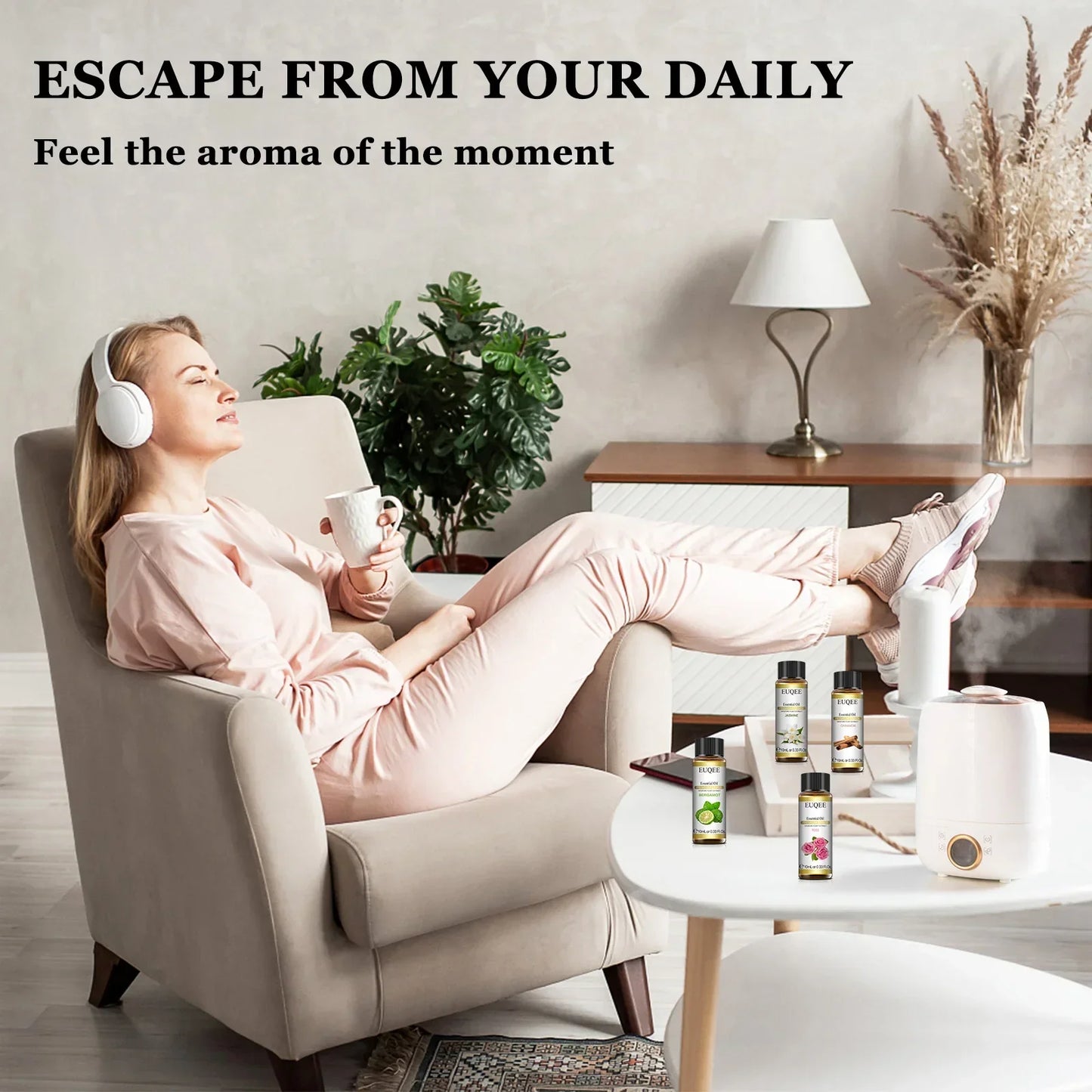 Unisex EUQEE 10ml Natural Essential Oil