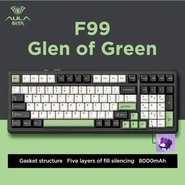 AULA F99 Gaming Mechanical Keyboard