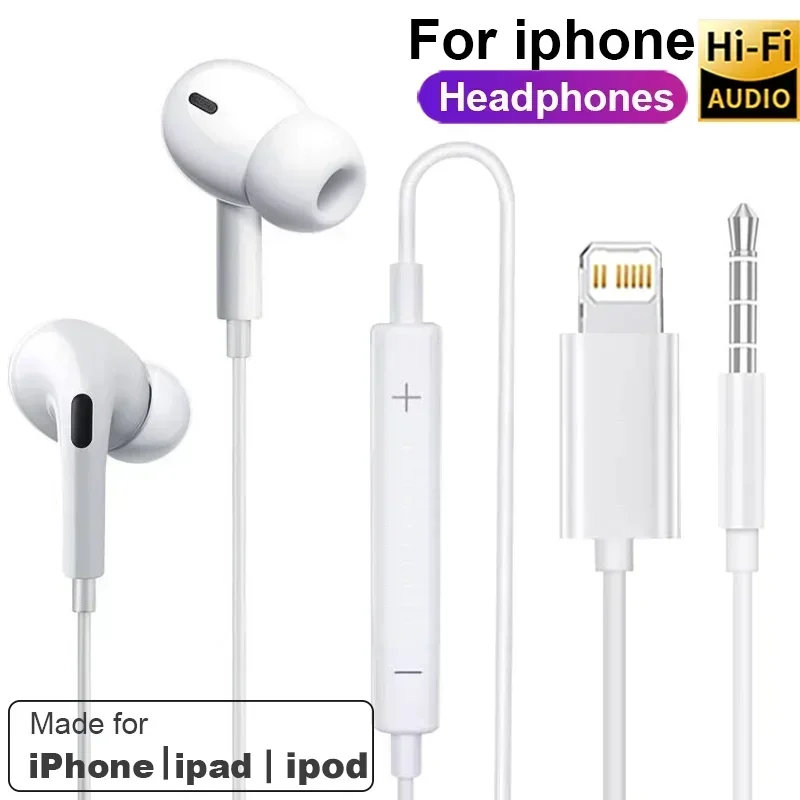 KADIXI Original Earphones for Apple iPhone