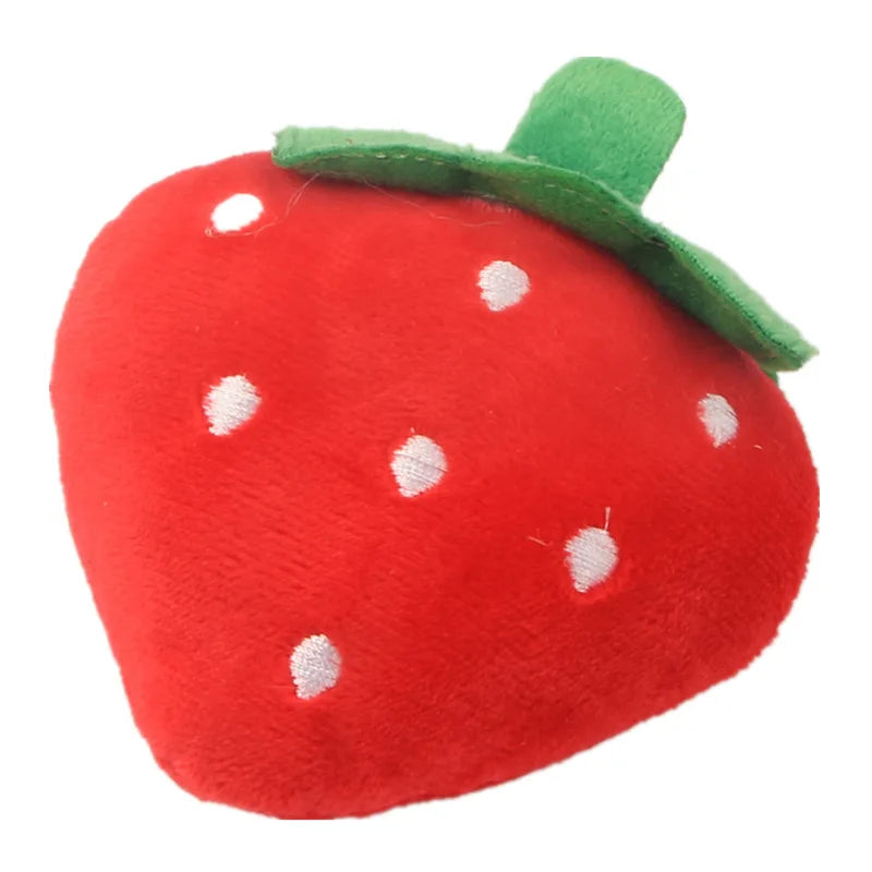 Plush Squeaky Banana Dog Toy