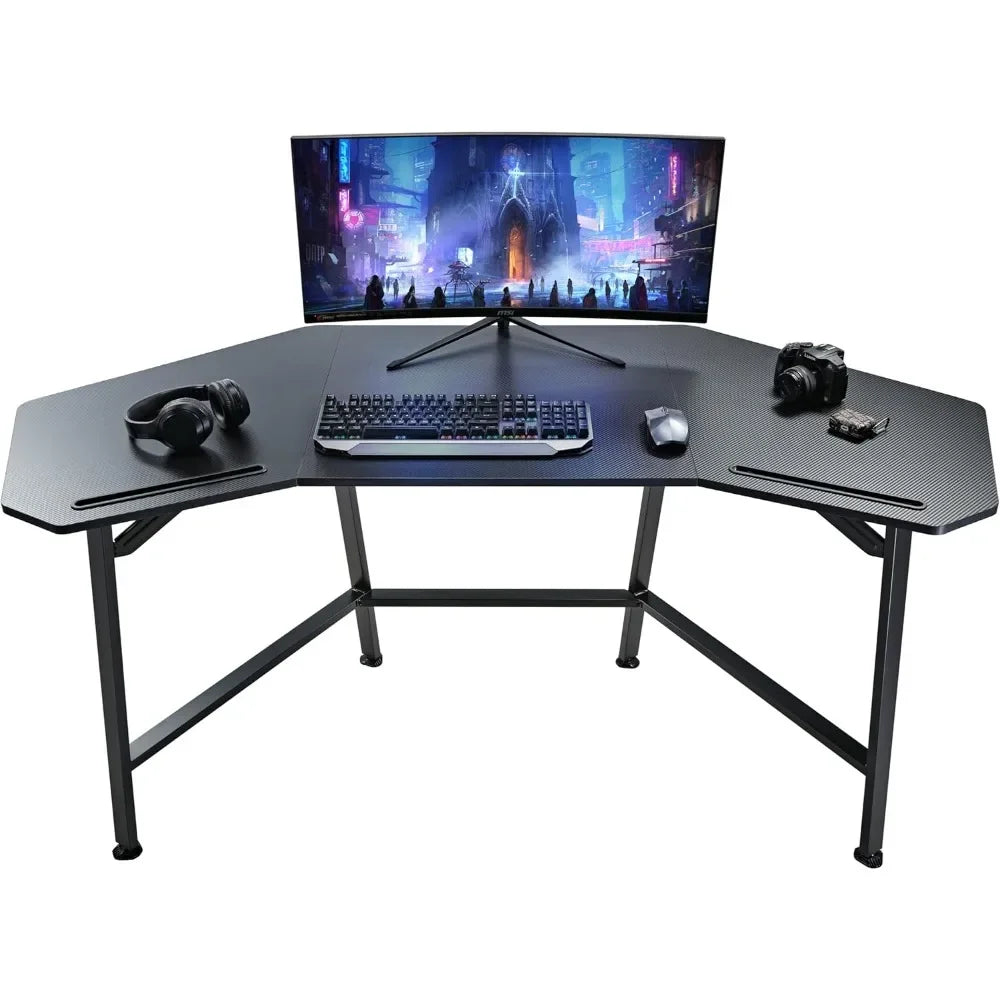 ANGDUO Wing-Shaped Ergonomic Gaming Desk