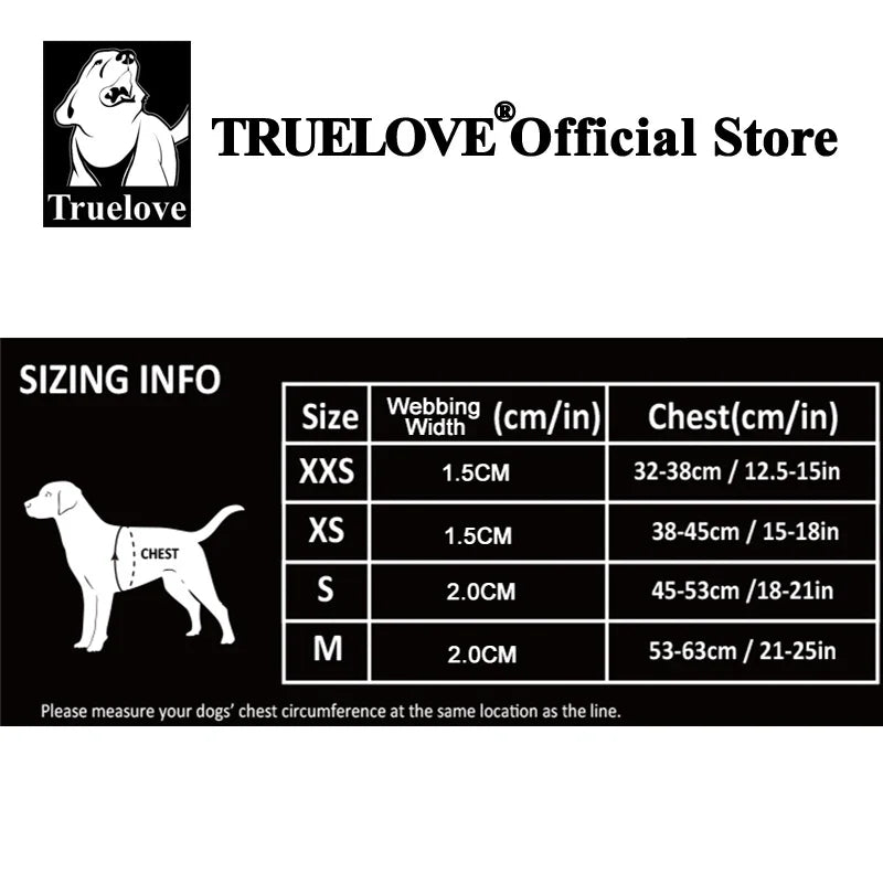 Truelove Breathable Dog Harness