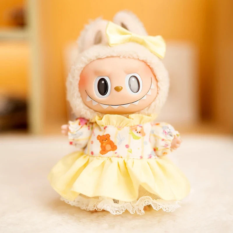 Yoocour Labubu Yellow Cartoon Outfit Set