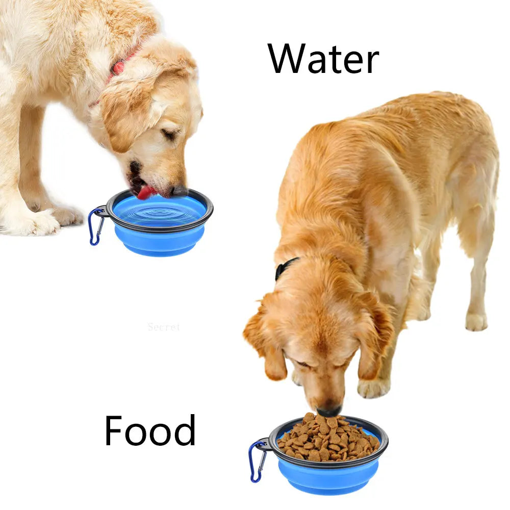Collapsible Silicone Pet Travel Bowl