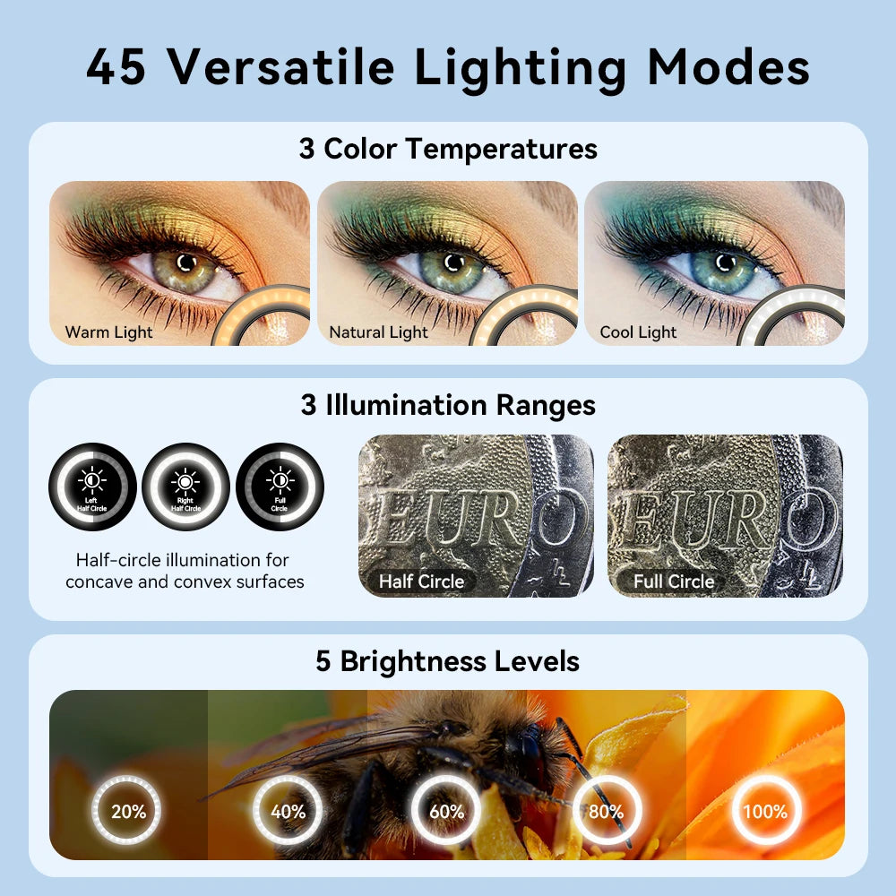 APEXEL 10-20X Macro Lens