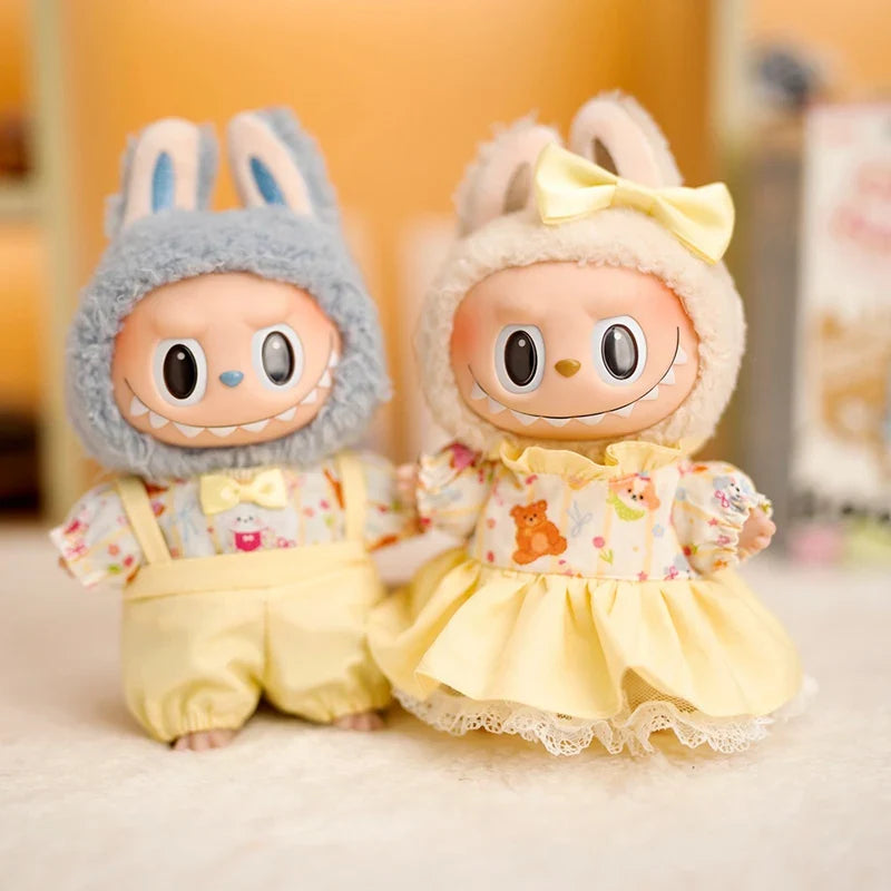 Yoocour Labubu Yellow Cartoon Outfit Set