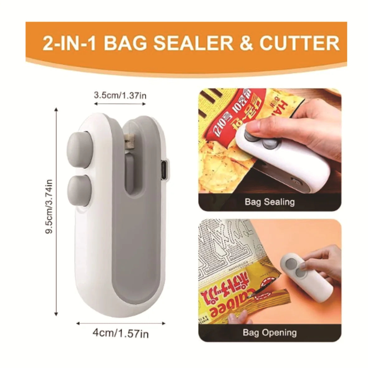 Mini Handheld Food Bag Sealer