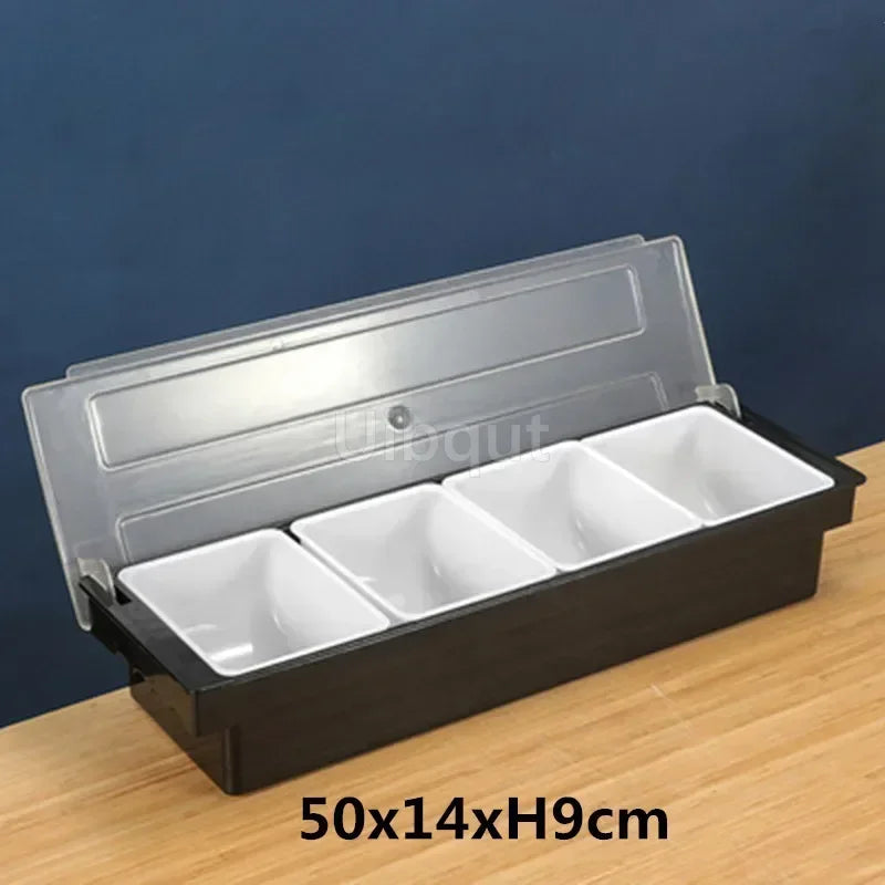 Bar Garnish Organizer Tray