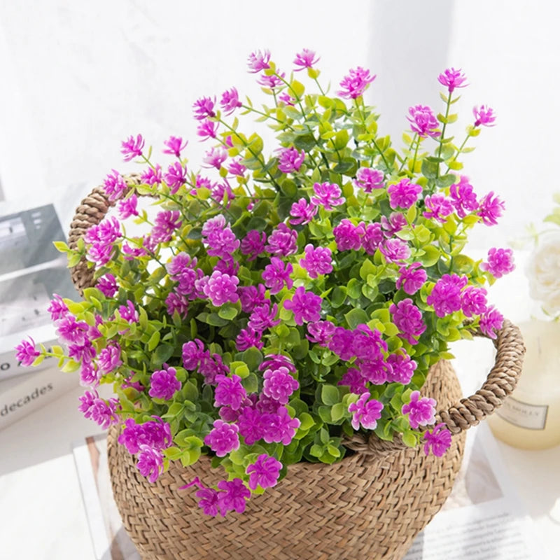 smr Artificial Eucalyptus Plant Décor