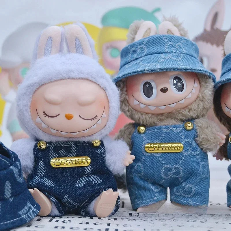 Labubu Denim Paris Doll Outfit