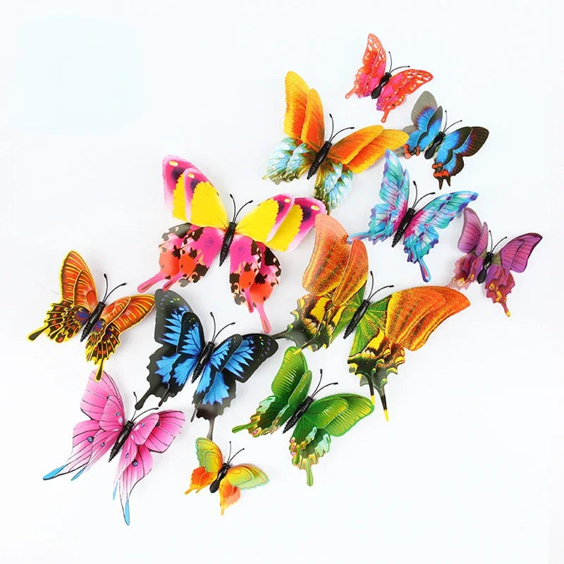 Vibrant Butterfly Fridge Magnets