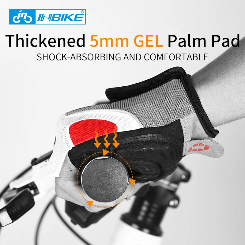 INBIKE Shockproof Cycling Gloves