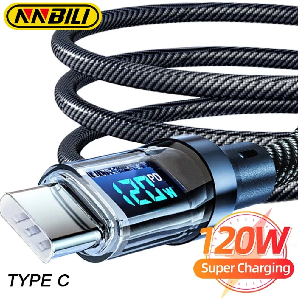 NNBILI 120W Type-C Fast Cable