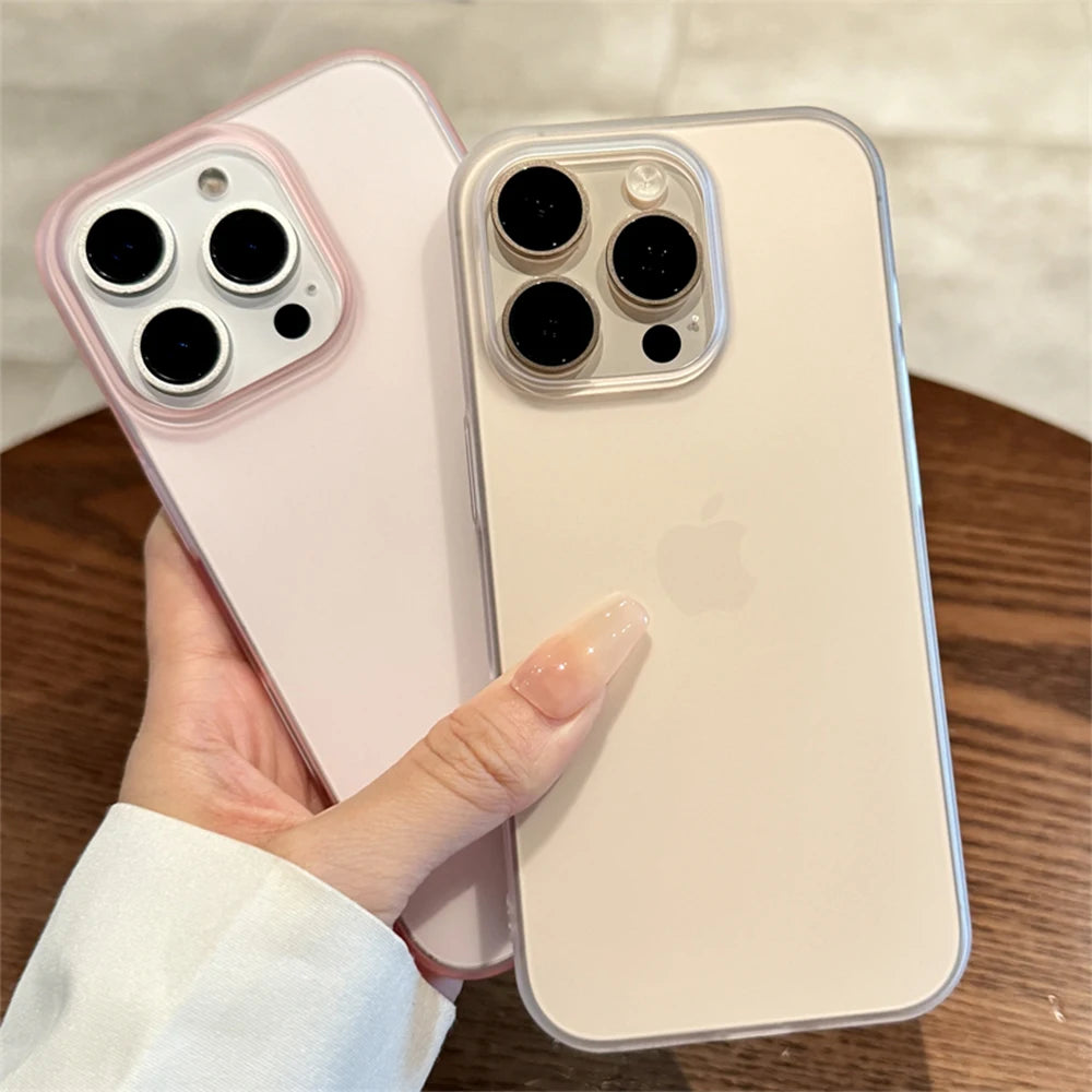 Soft Matte Candy Transparent Case