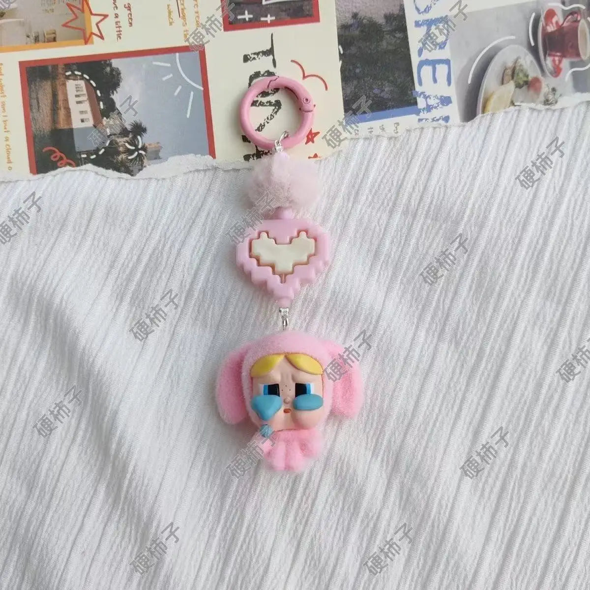 Kawaii Labubu CryBaby Keychain Pendant