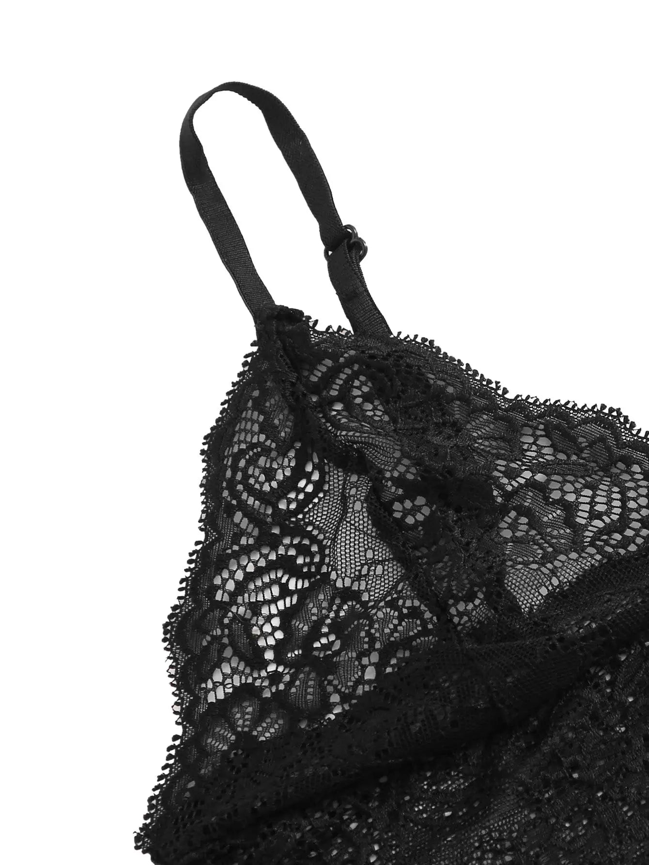 Women's Lace Lingerie Sleepwear Set