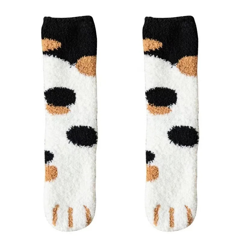 Women’s Cat Paw Fleece Socks