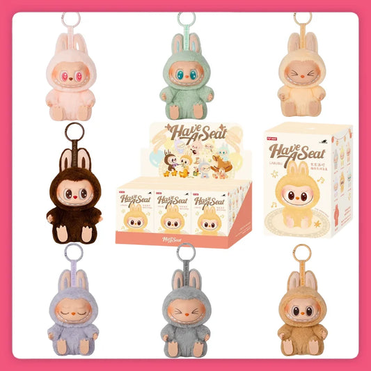 Labubu 2nd Gen Sitting Plush Keychain