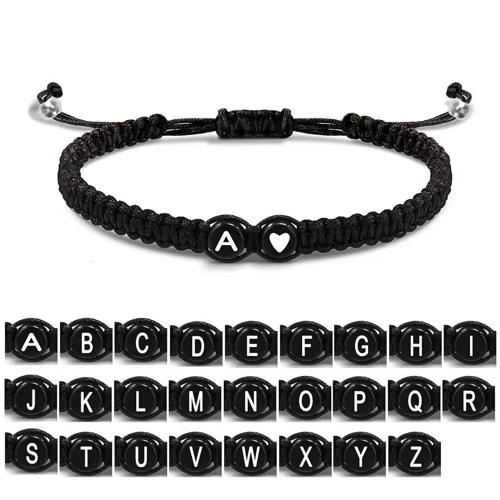 A-Z Initial Heart Bracelet