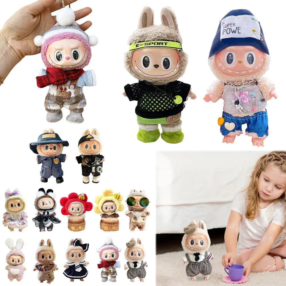 Labubu Mini Doll Clothes Accessories