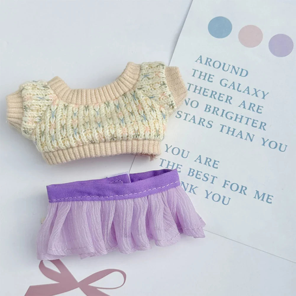 Labubu Color Match Sweater Dress