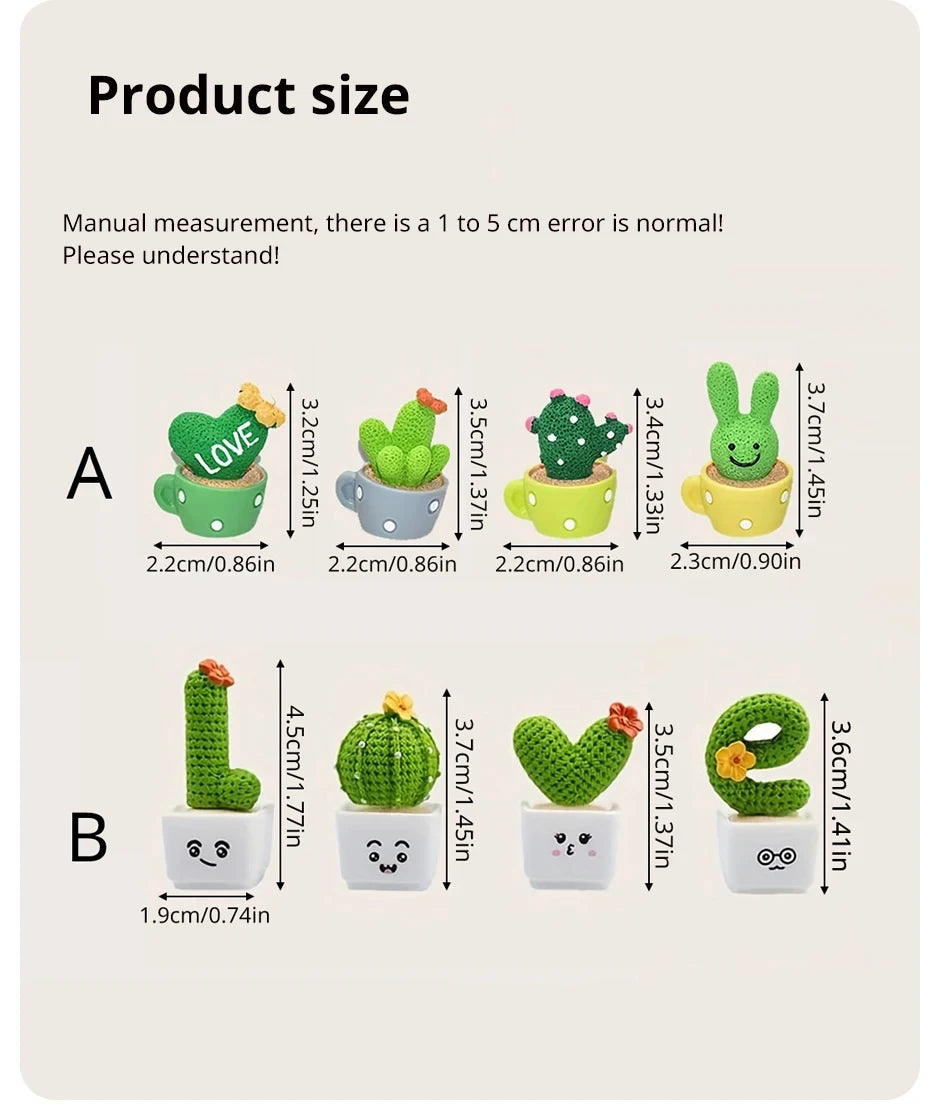 Mini Artificial Succulent Plants Set