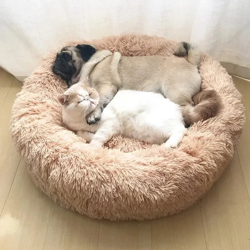 Super Soft Plush Donut Bed