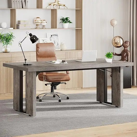 MKDK 70.9-Inch Executive Office Desk