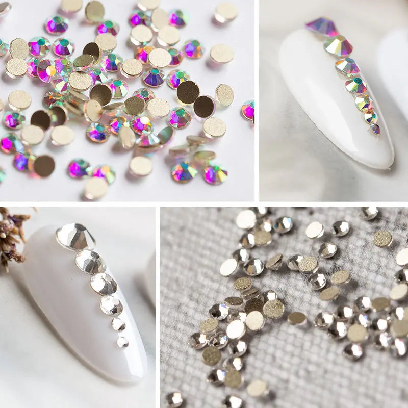 PUBRILEX Multi-Color Nail Art Rhinestones