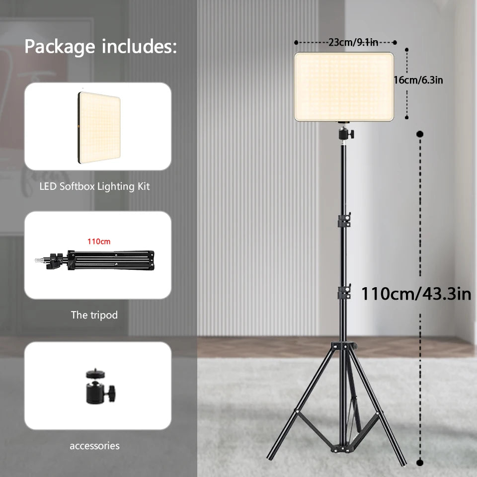 LED Video Light with Tripod