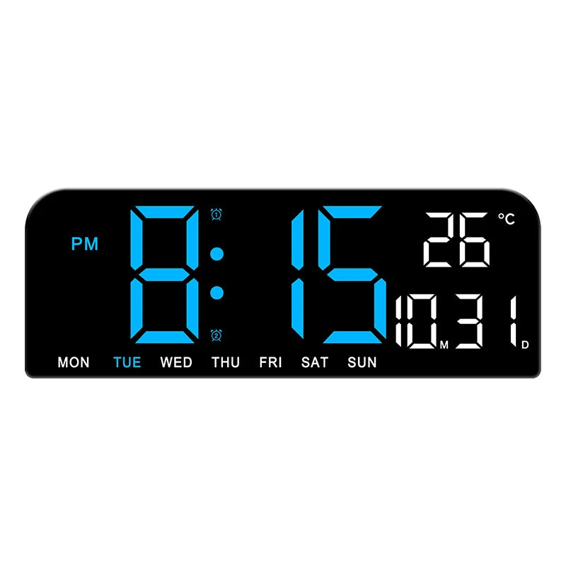 Large LED Digital Wall Clock