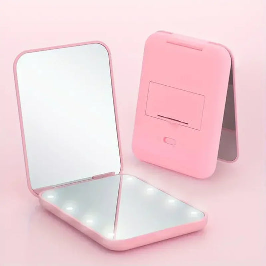 Mini LED Pocket Makeup Mirror